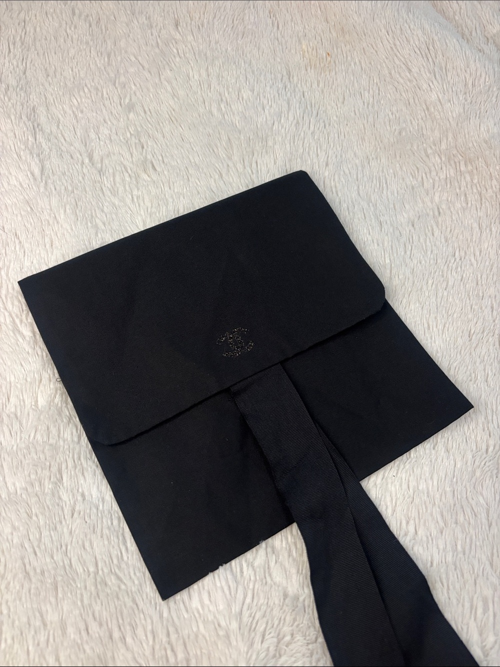 Chanel Small Pouch bag with Ribbon Tie